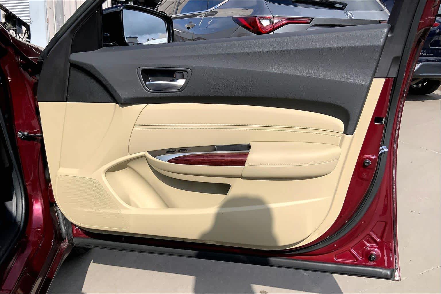 2016 Acura TLX  Basque Red Pearl II at AutoNation Ford Gulf Fwy