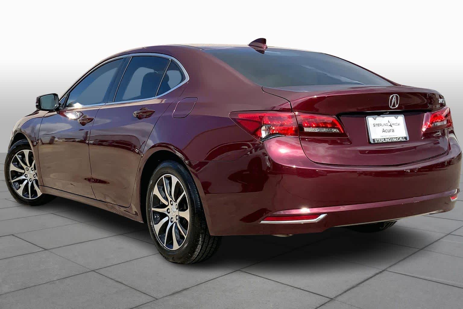 2016 Acura TLX  Basque Red Pearl II at AutoNation Ford Gulf Fwy