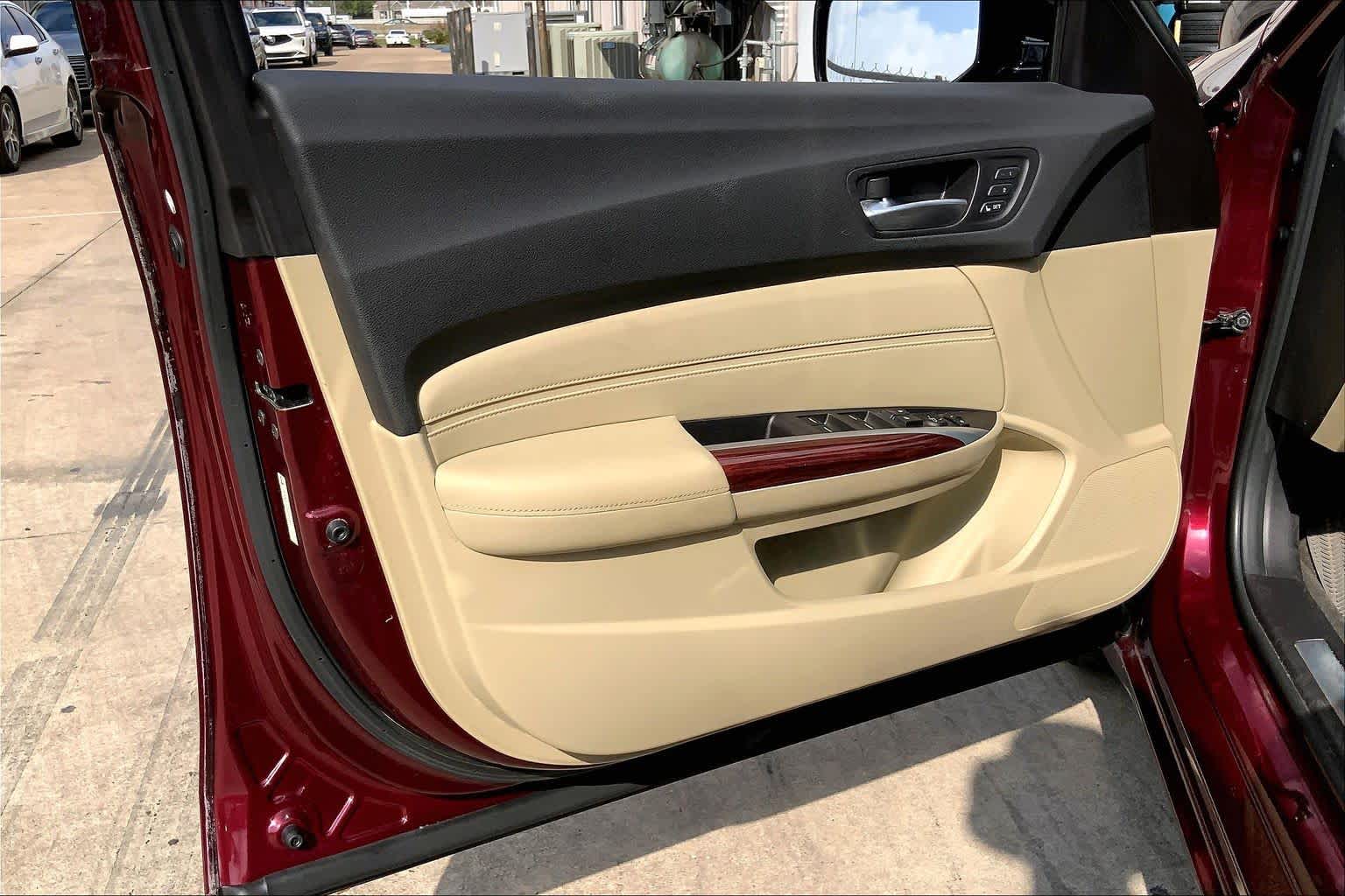 2016 Acura TLX  Basque Red Pearl II at AutoNation Ford Gulf Fwy