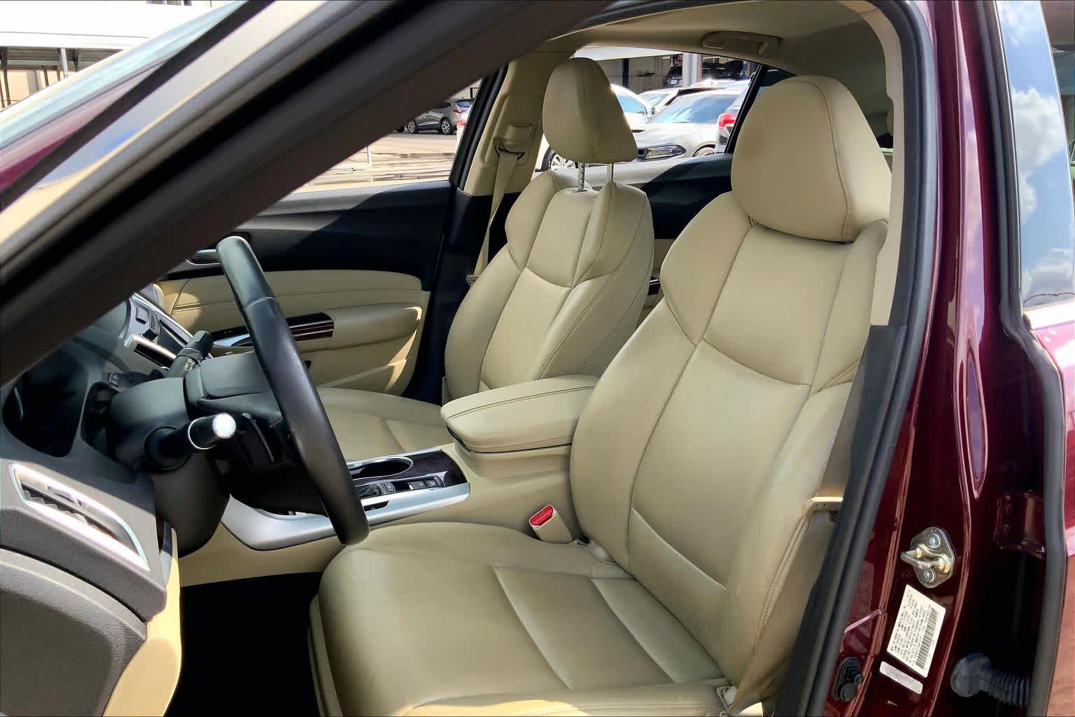 2016 Acura TLX  Basque Red Pearl II at AutoNation Ford Gulf Fwy