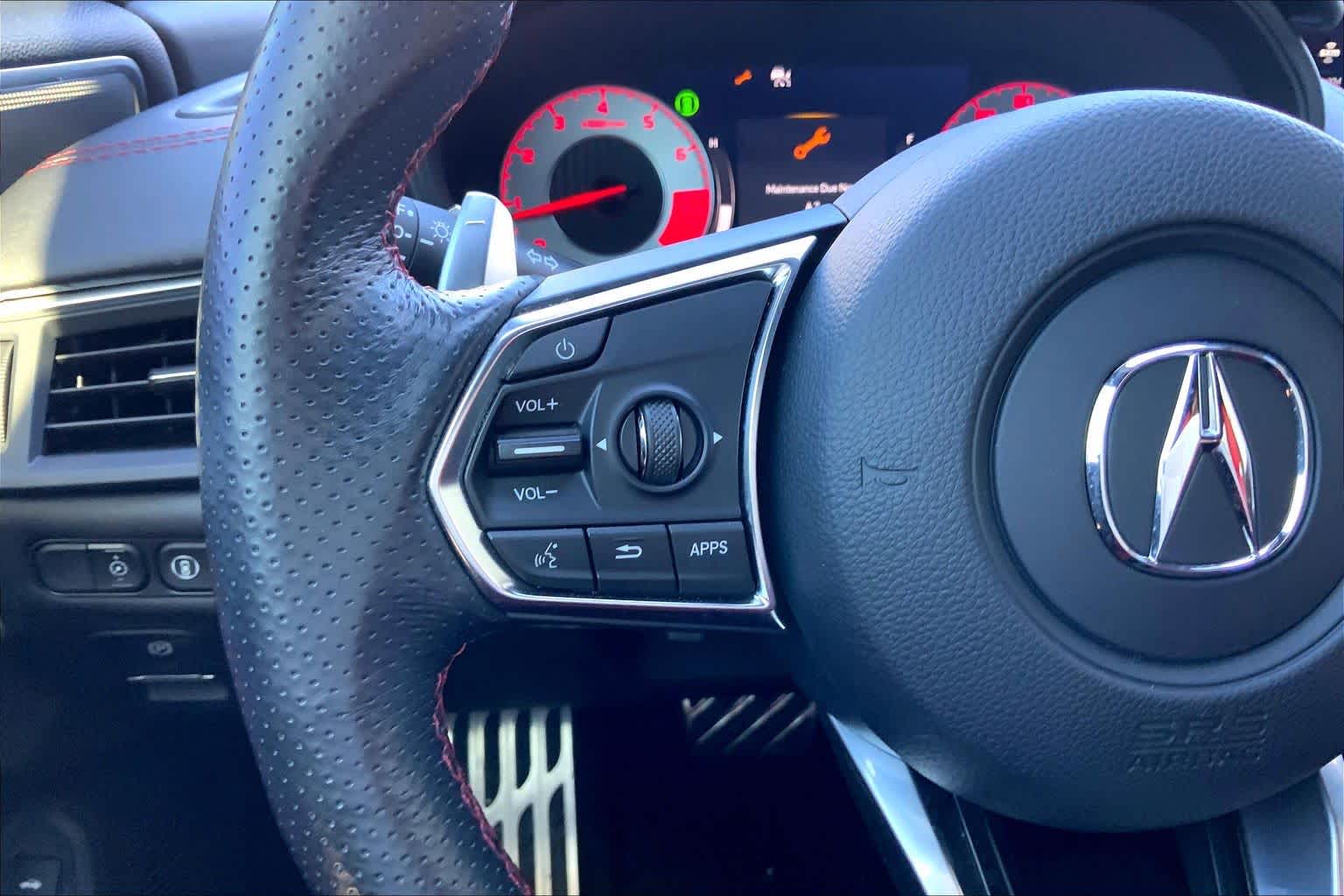 2022 Acura TLX w/A-Spec Package Platinum White Pearl at Sterling McCall Acura