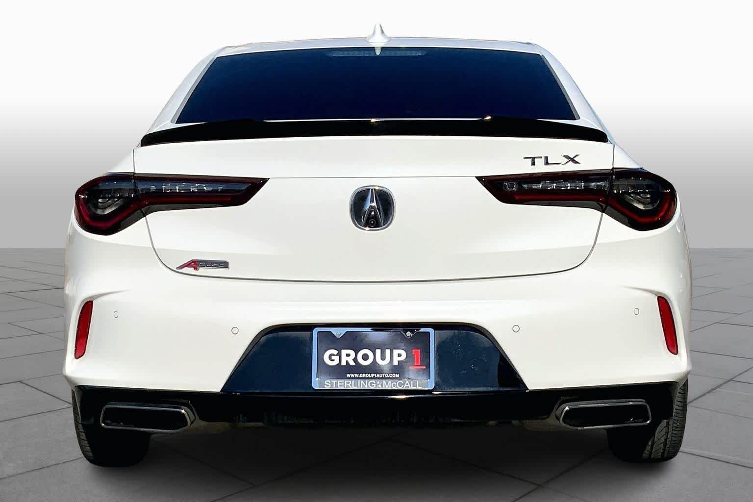 2022 Acura TLX w/A-Spec Package Platinum White Pearl at Sterling McCall Acura