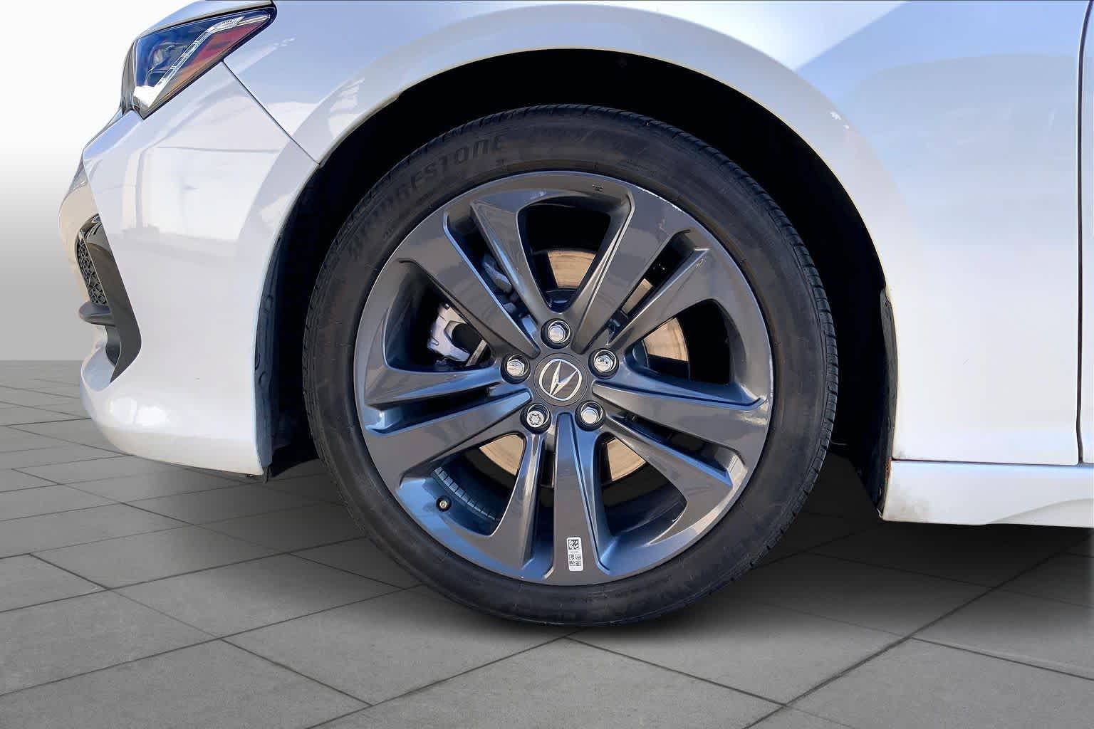 2022 Acura TLX w/A-Spec Package Platinum White Pearl at Sterling McCall Acura