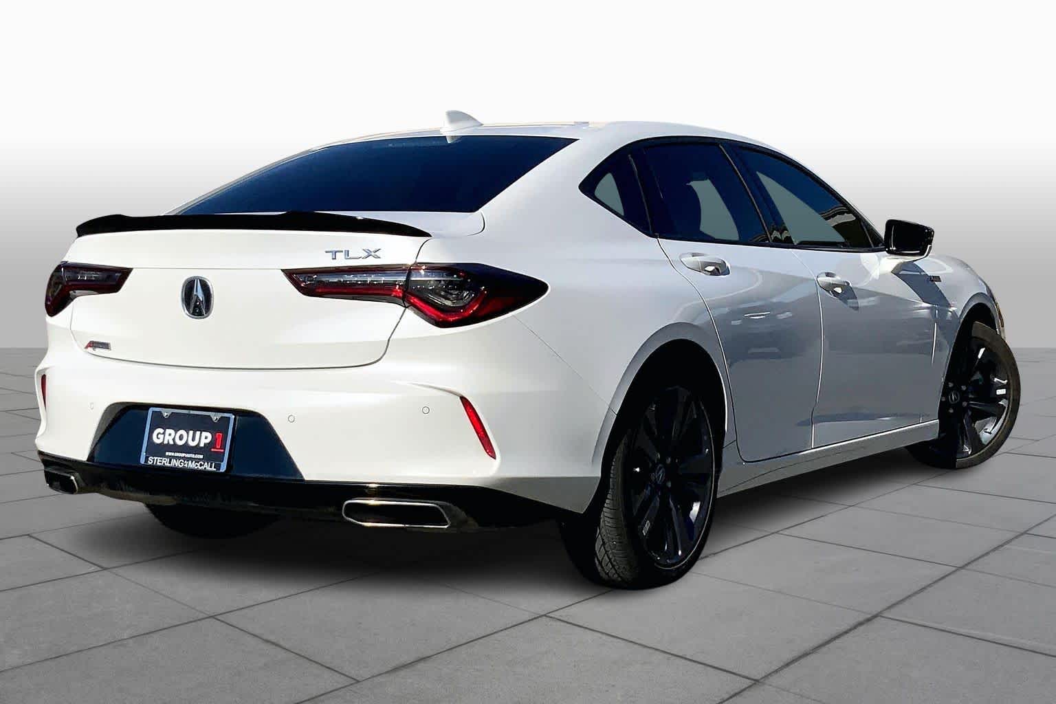 2022 Acura TLX w/A-Spec Package Platinum White Pearl at Sterling McCall Acura