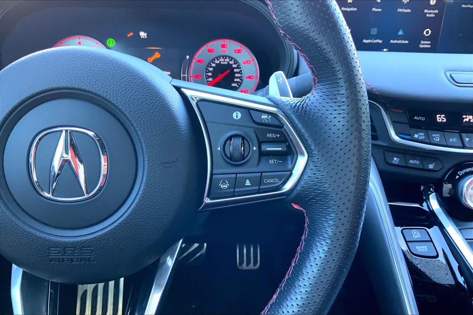 2022 Acura TLX w/A-Spec Package Platinum White Pearl at Sterling McCall Acura