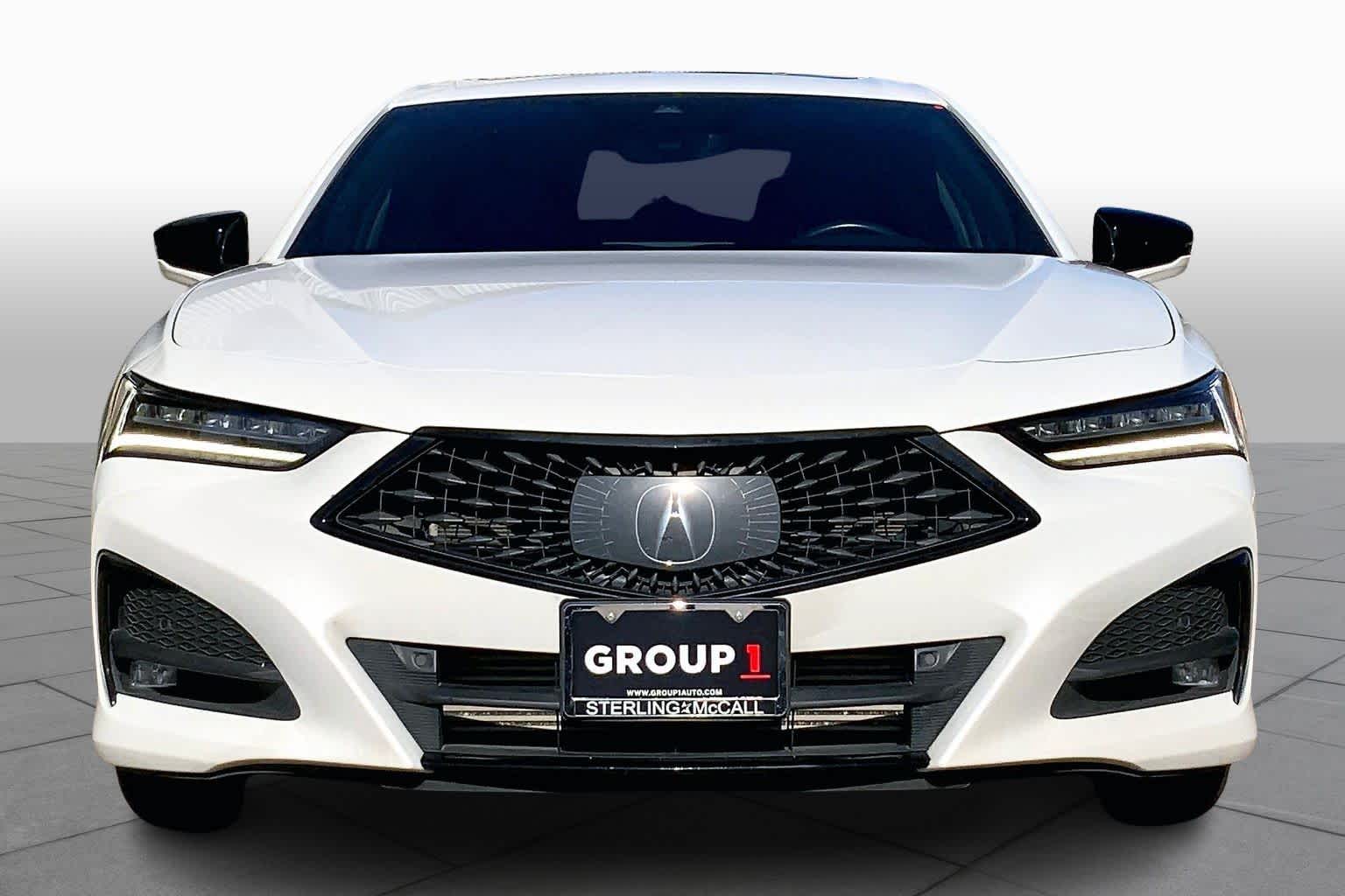 2022 Acura TLX w/A-Spec Package Platinum White Pearl at Sterling McCall Acura