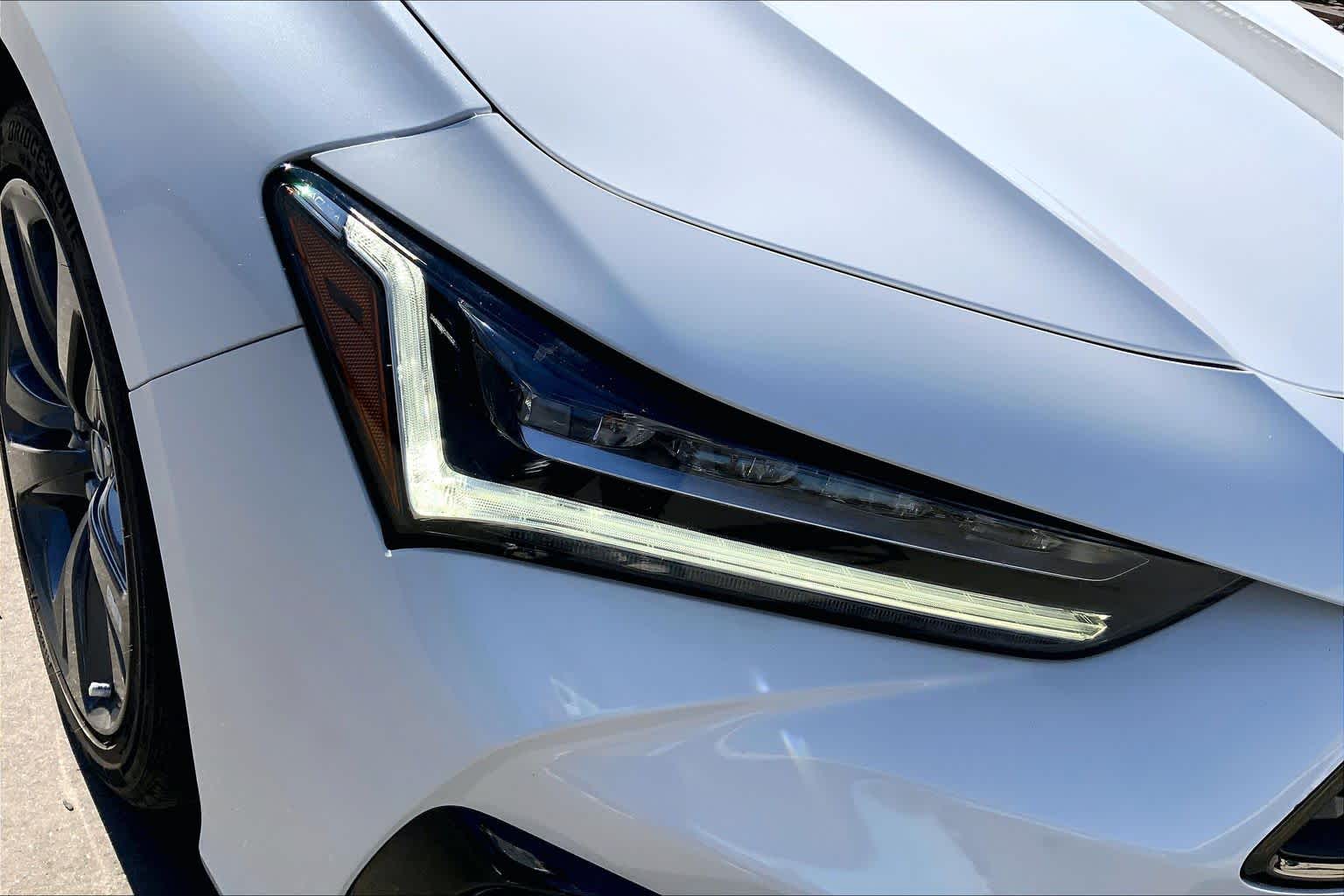 2022 Acura TLX w/A-Spec Package Platinum White Pearl at Sterling McCall Acura