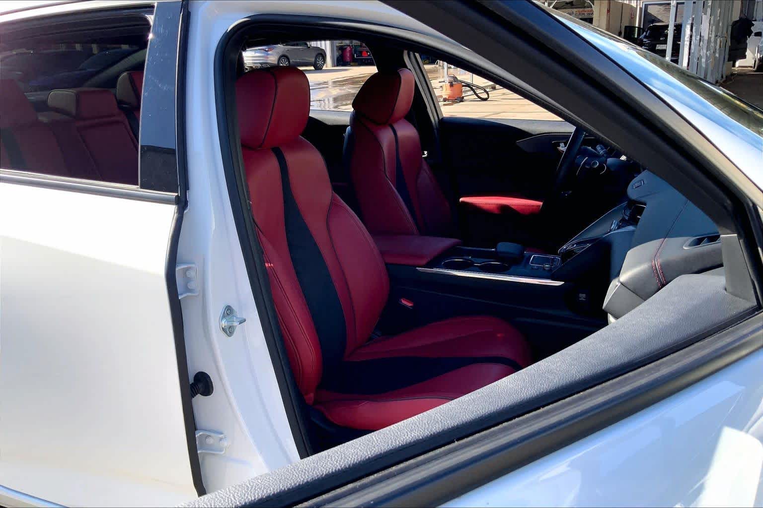 2022 Acura TLX w/A-Spec Package Platinum White Pearl at Sterling McCall Acura