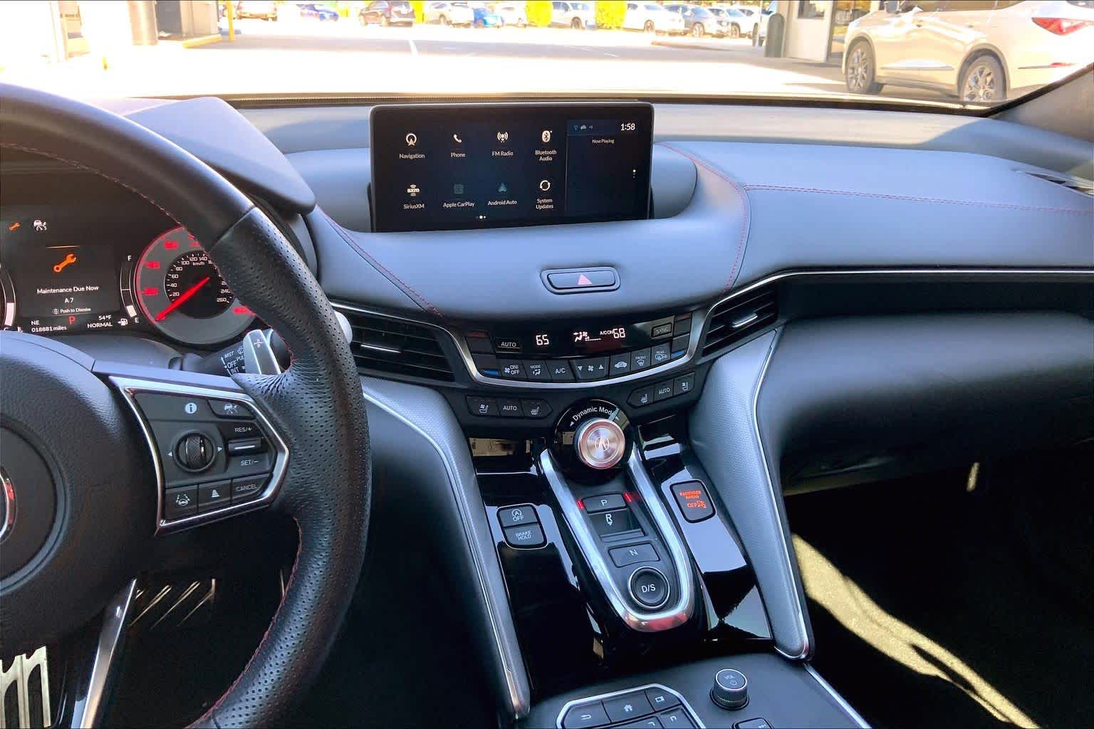 2022 Acura TLX w/A-Spec Package Platinum White Pearl at Sterling McCall Acura