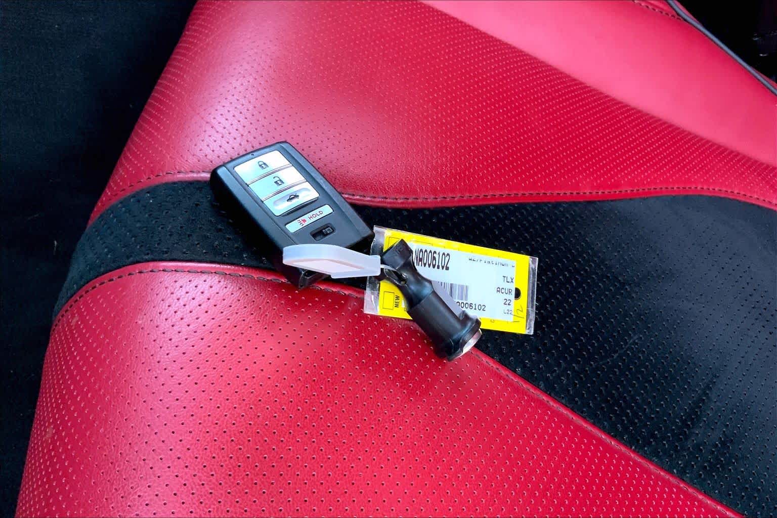 2022 Acura TLX w/A-Spec Package Platinum White Pearl at Sterling McCall Acura