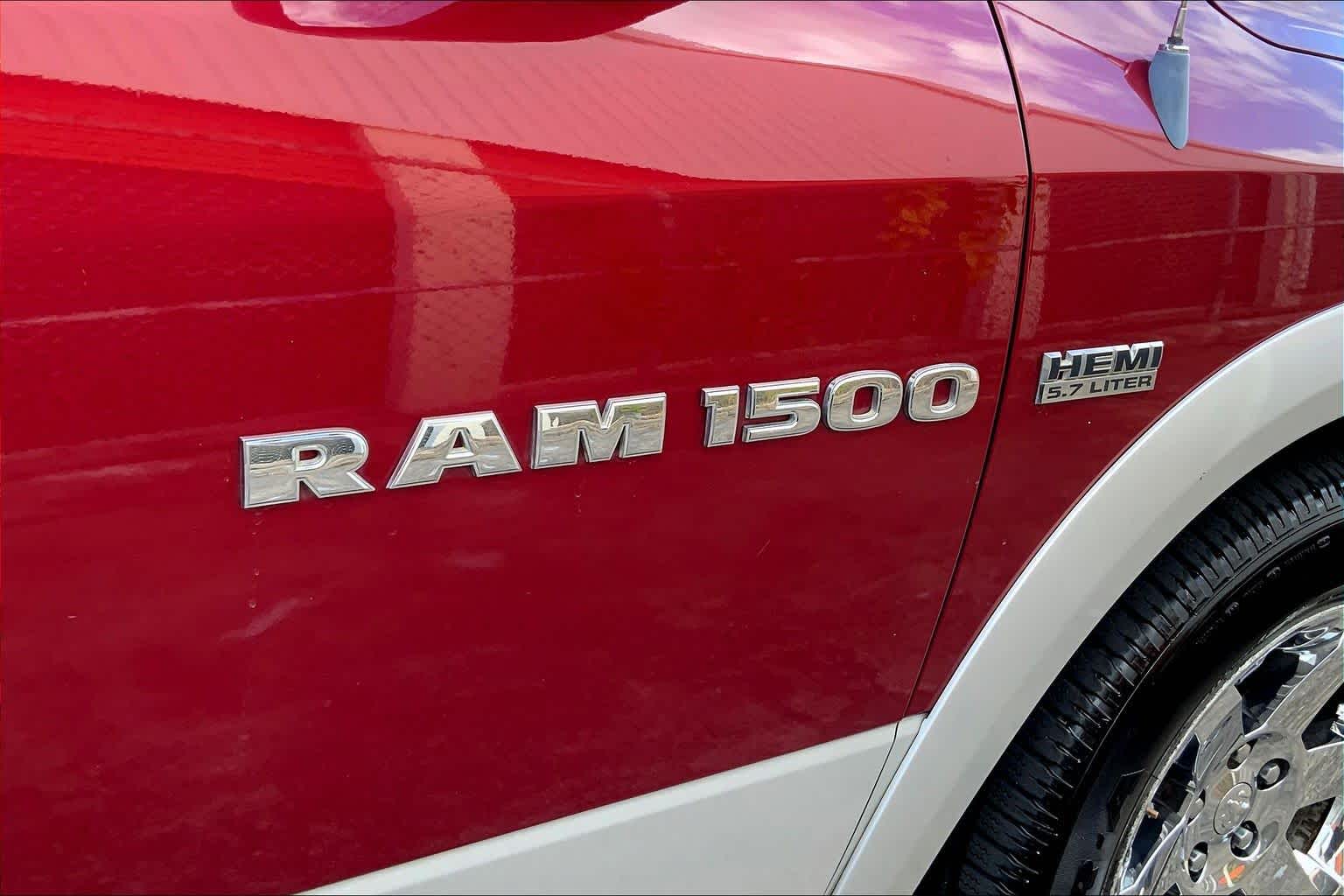 2012 Ram 1500 Laramie Deep Cherry Red Crystal Pearl at Mac Haik Ford