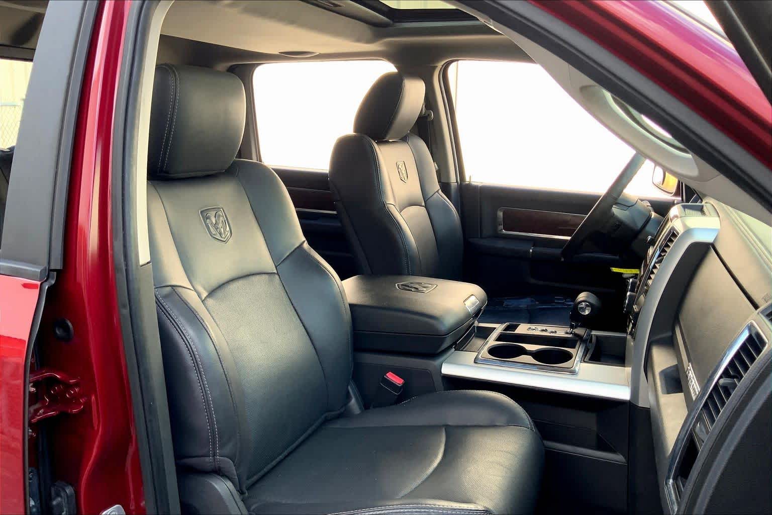 2012 Ram 1500 Laramie Deep Cherry Red Crystal Pearl at Mac Haik Ford