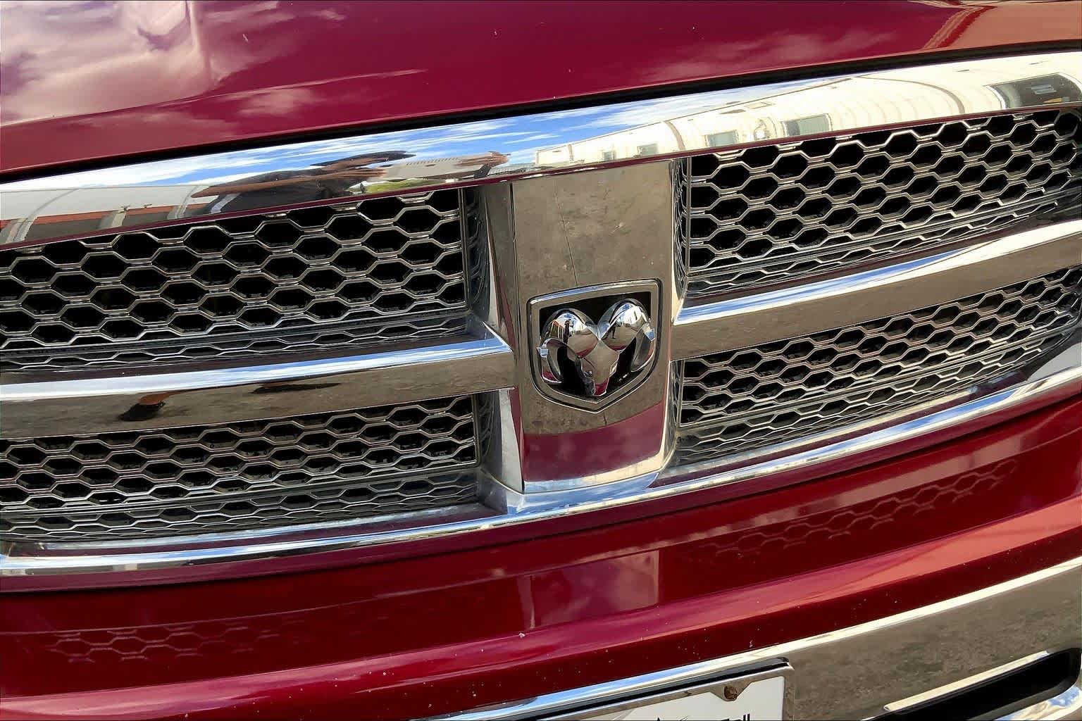 2012 Ram 1500 Laramie Deep Cherry Red Crystal Pearl at Mac Haik Ford
