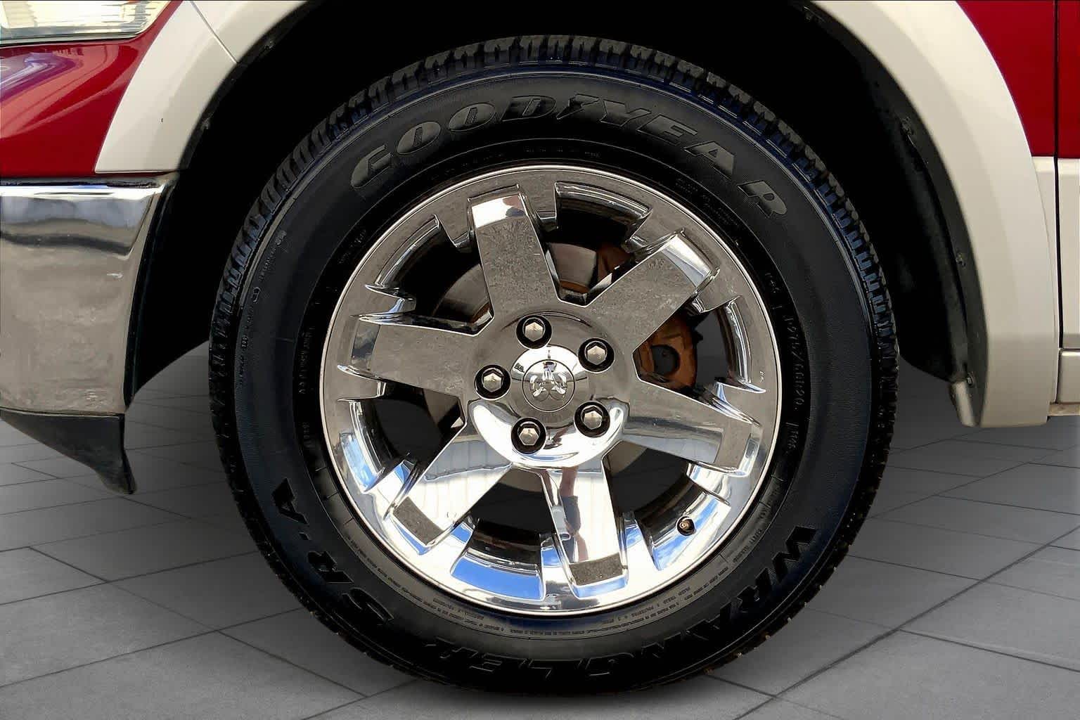 2012 Ram 1500 Laramie Deep Cherry Red Crystal Pearl at Mac Haik Ford