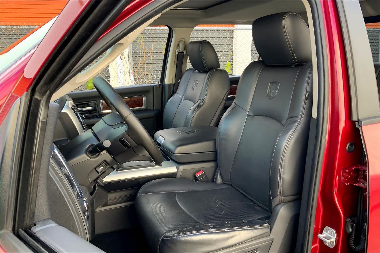 2012 Ram 1500 Laramie Deep Cherry Red Crystal Pearl at Mac Haik Ford