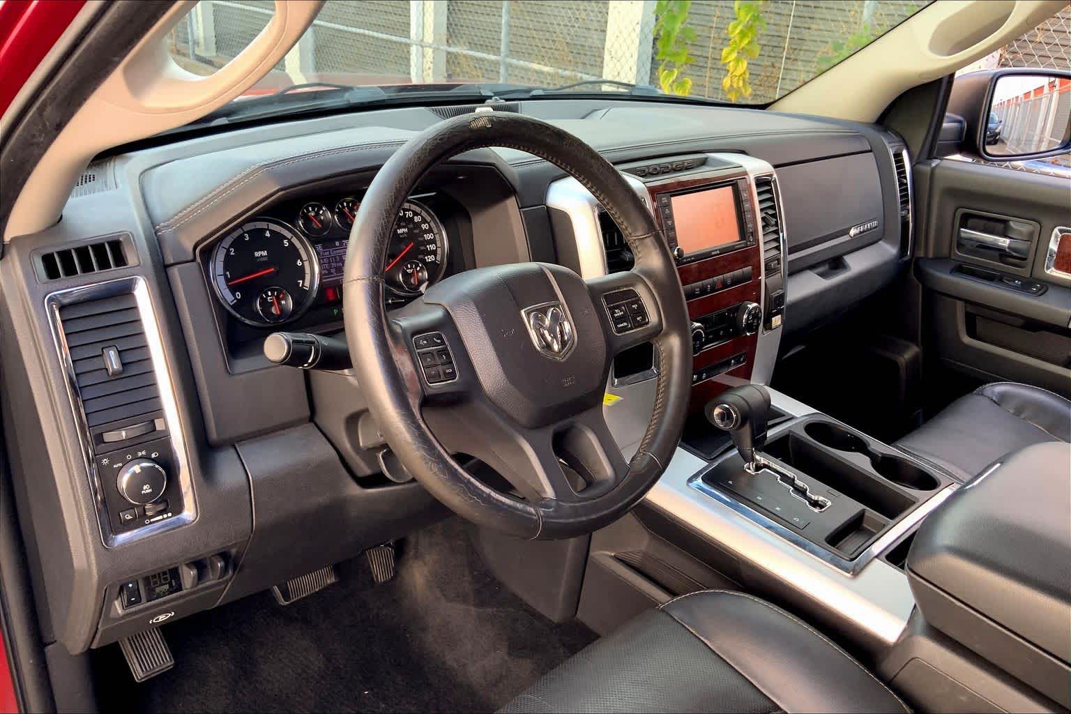 2012 Ram 1500 Laramie Deep Cherry Red Crystal Pearl at Mac Haik Ford