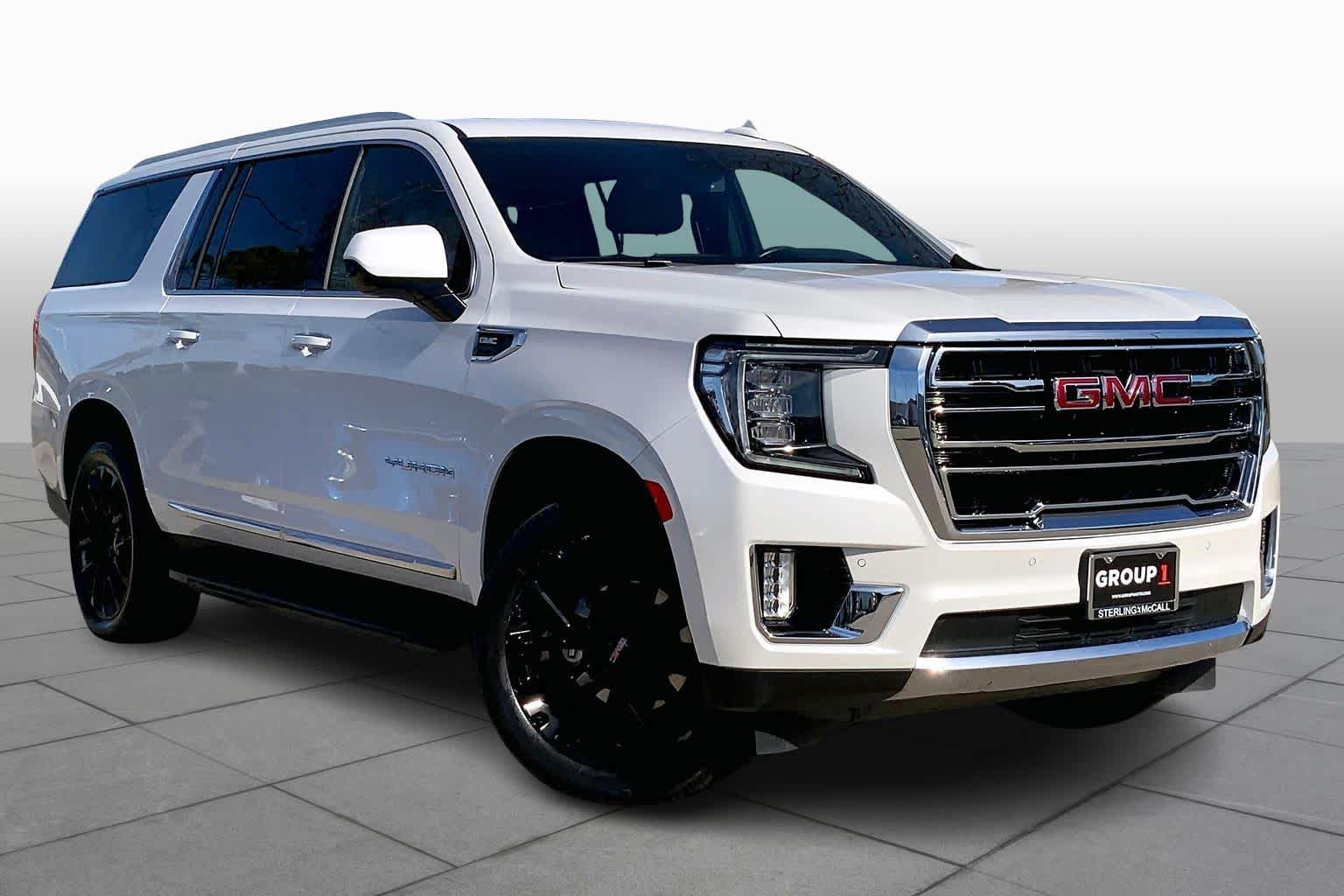 2023 GMC Yukon XL SLT White Frost Tricoat at AutoNation USA Katy