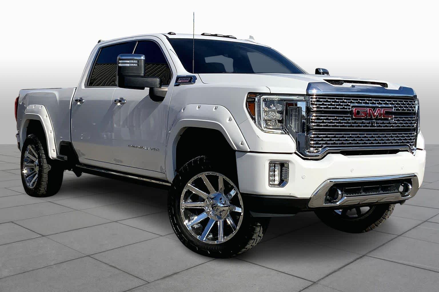 2021 GMC Sierra 2500HD Denali Summit White at Texan GMC Buick