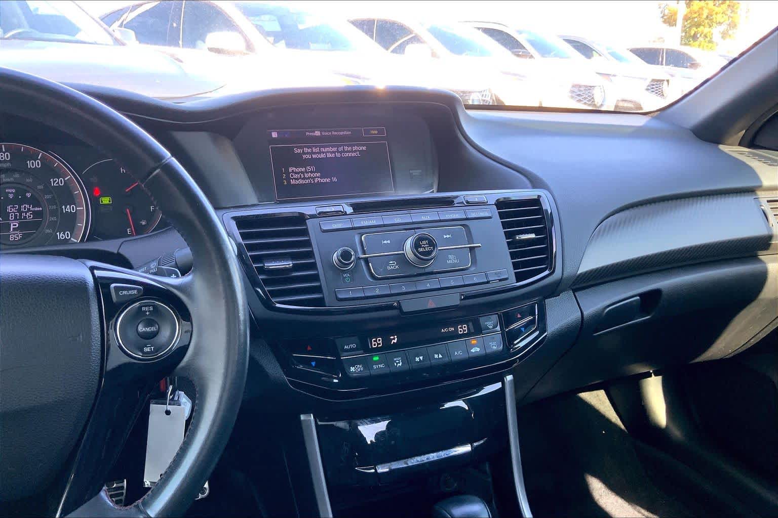 2017 Honda Accord Sport SE White Orchid Pearl at Honda of Clear Lake