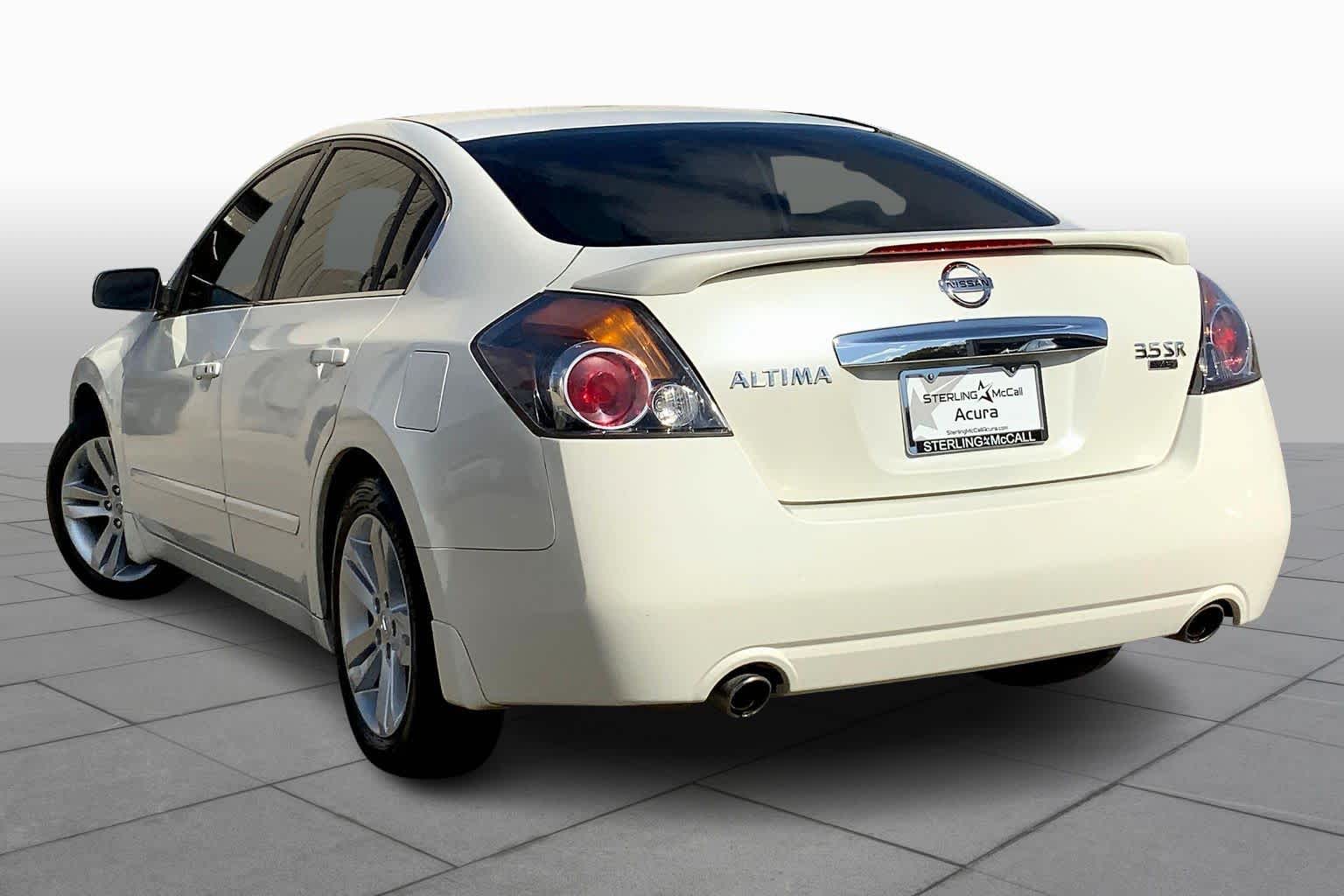2012 Nissan Altima 3.5 SR Winter Frost Pearl at AutoNation USA Houston