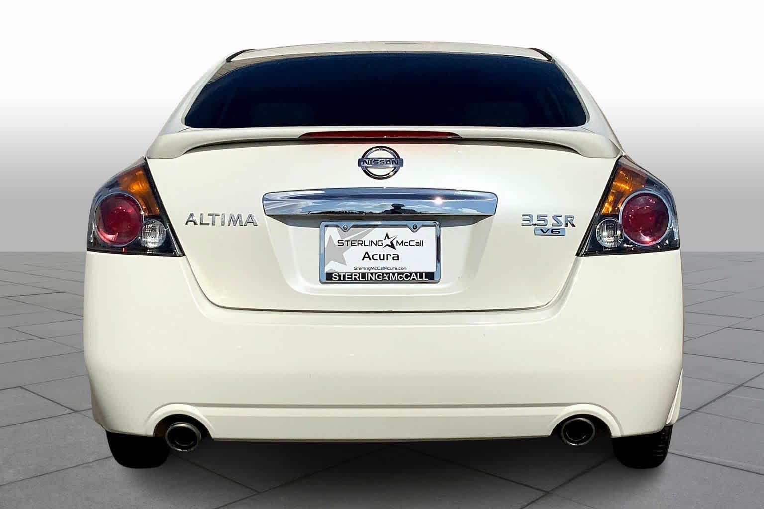 2012 Nissan Altima 3.5 SR Winter Frost Pearl at AutoNation USA Houston