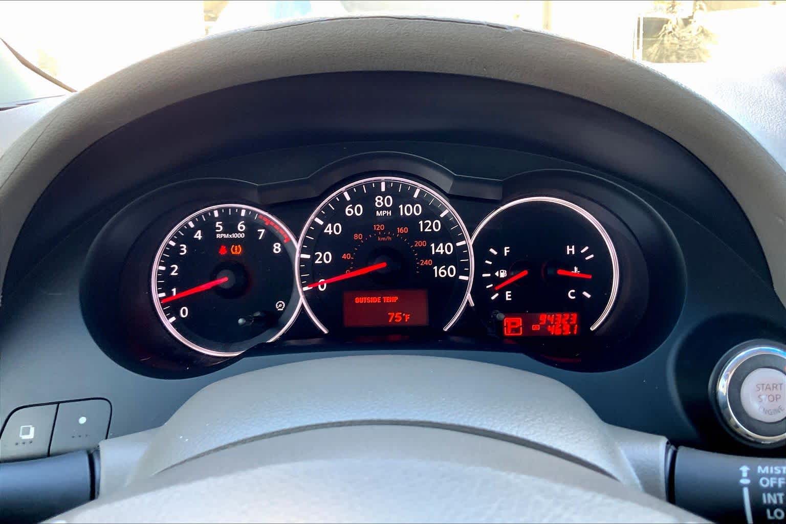 2012 Nissan Altima 3.5 SR Winter Frost Pearl at AutoNation USA Houston