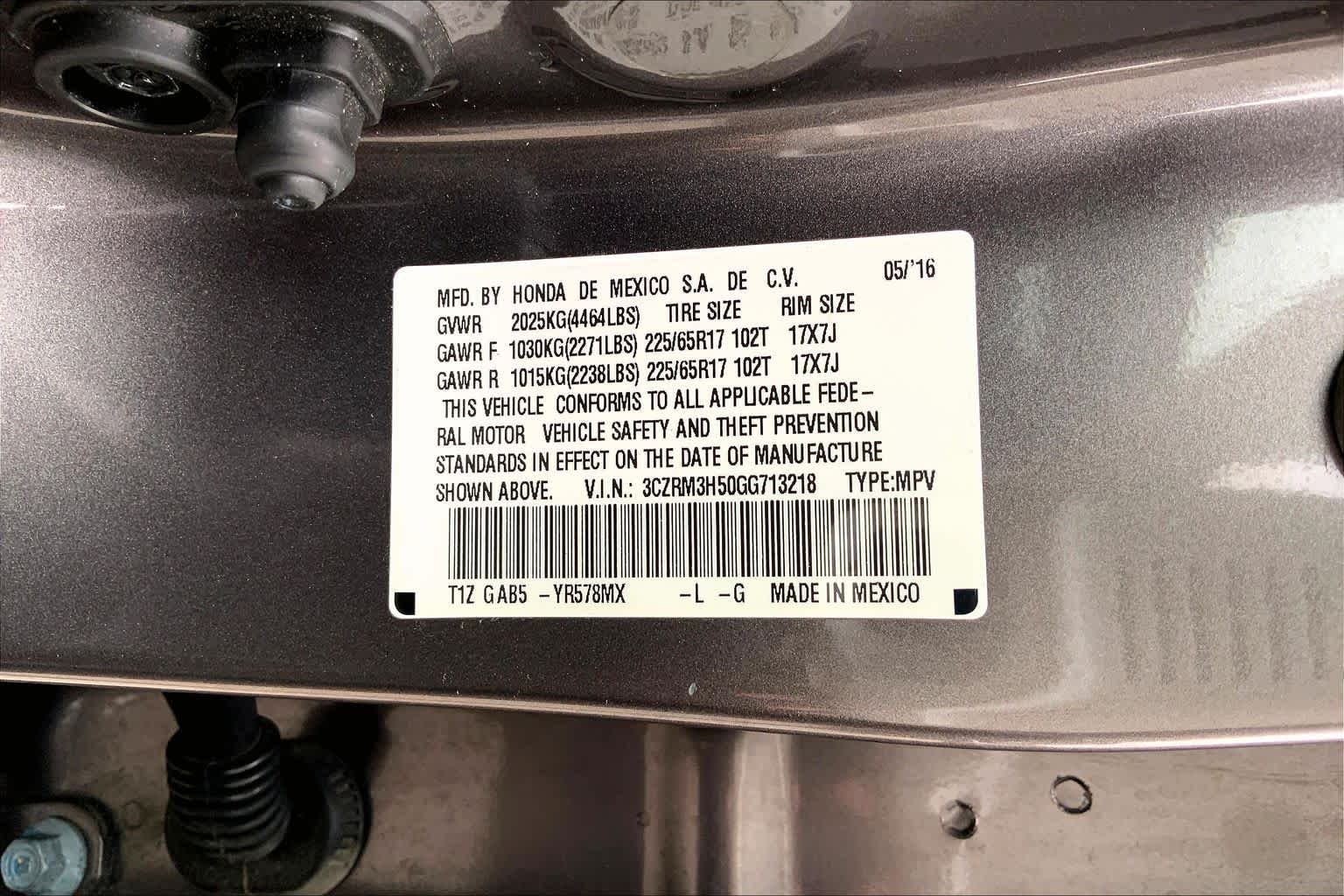 2016 Honda CR-V EX Kona Coffee Metallic at AutoNation USA Katy