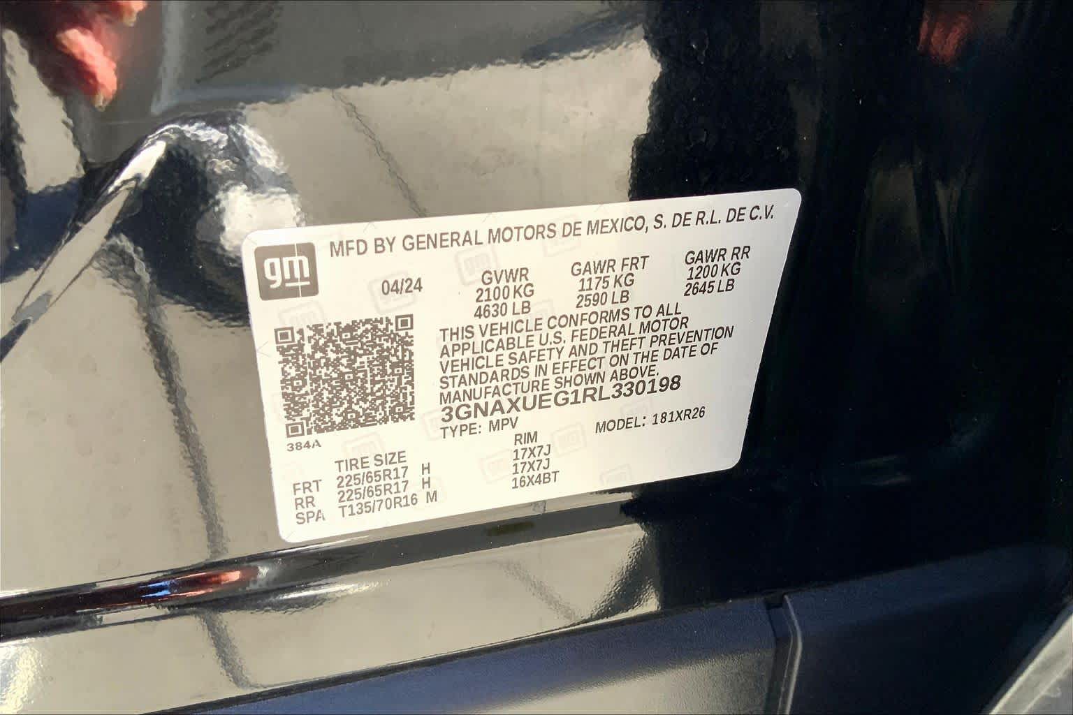 2024 Chevrolet Equinox LT Mosaic Black Metallic at Honda of Clear Lake