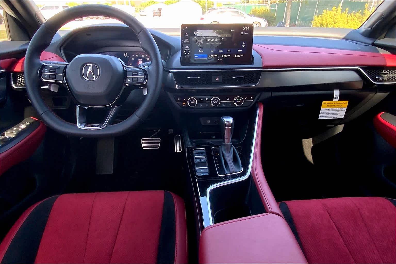 2025 Acura ADX w/A-Spec Package Platinum White Pearl at Sterling McCall Acura