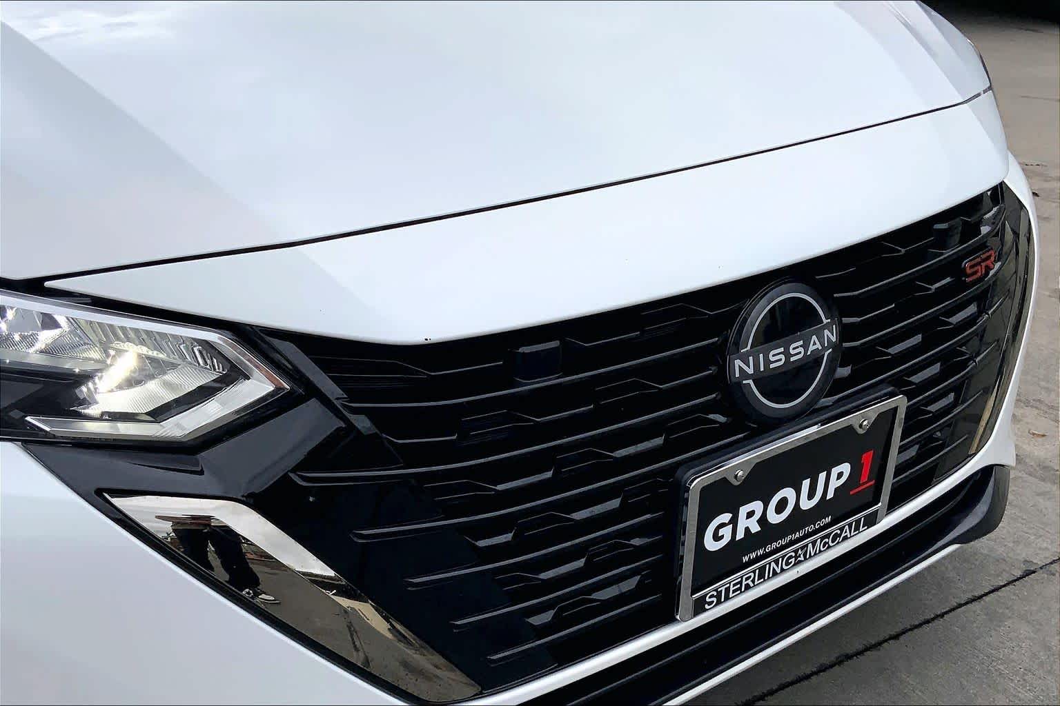 2024 Nissan Sentra SR Aspen White Tricoat/Super Black at Sterling McCall Acura