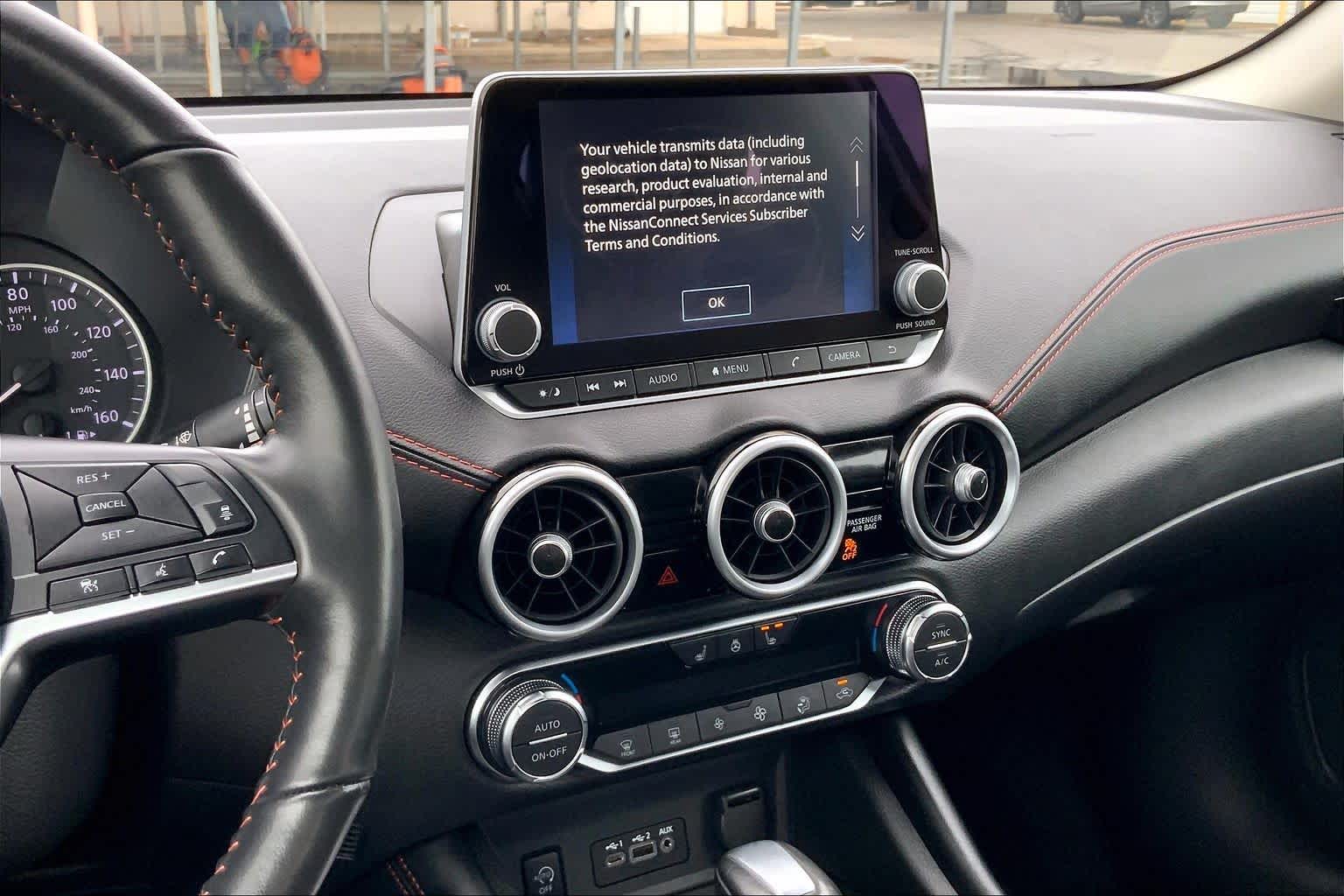 2024 Nissan Sentra SR Aspen White Tricoat/Super Black at Sterling McCall Acura