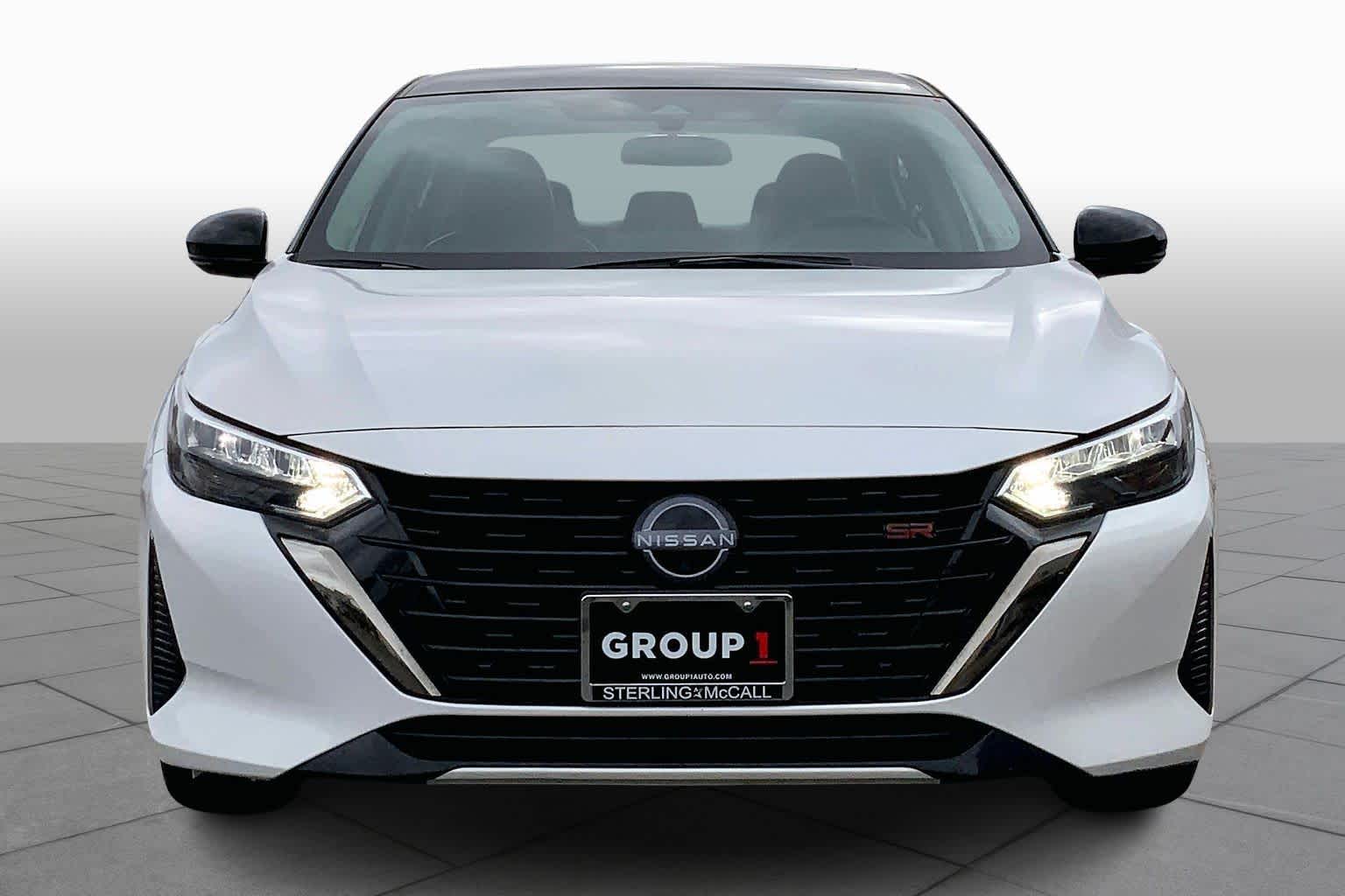 2024 Nissan Sentra SR Aspen White Tricoat/Super Black at Sterling McCall Acura