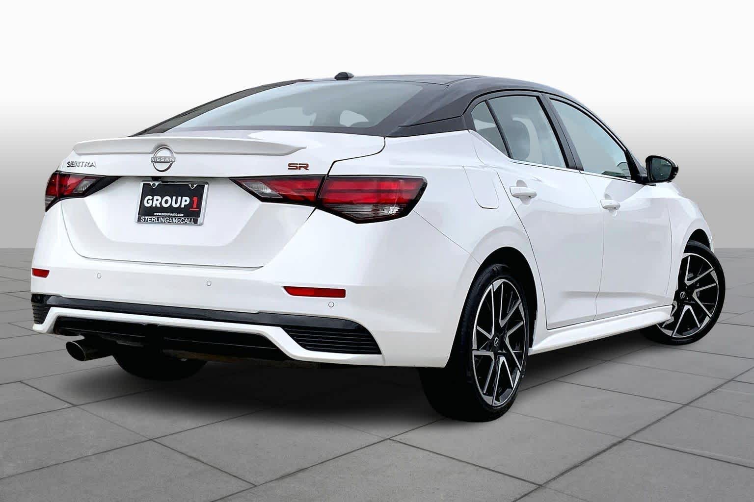 2024 Nissan Sentra SR Aspen White Tricoat/Super Black at Sterling McCall Acura