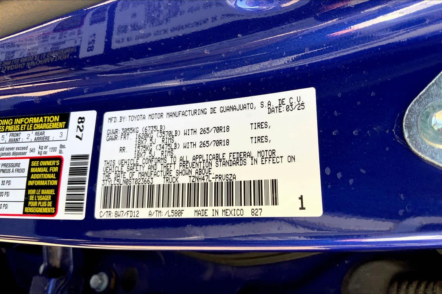 2025 Toyota Tacoma TRD Off Road Hybrid Blue Crush Metallic at Lexus Southwest Houston