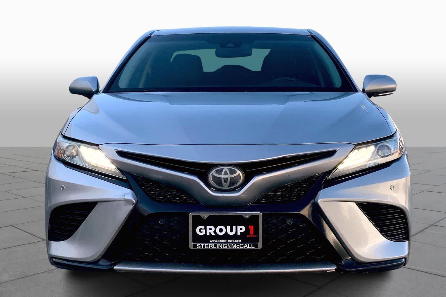 2018 Toyota Camry XSE Celestial Silver Metallic at AutoNation Toyota Gulf Fwy