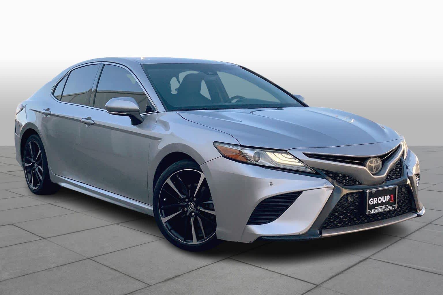 2018 Toyota Camry XSE Celestial Silver Metallic at AutoNation Toyota Gulf Fwy
