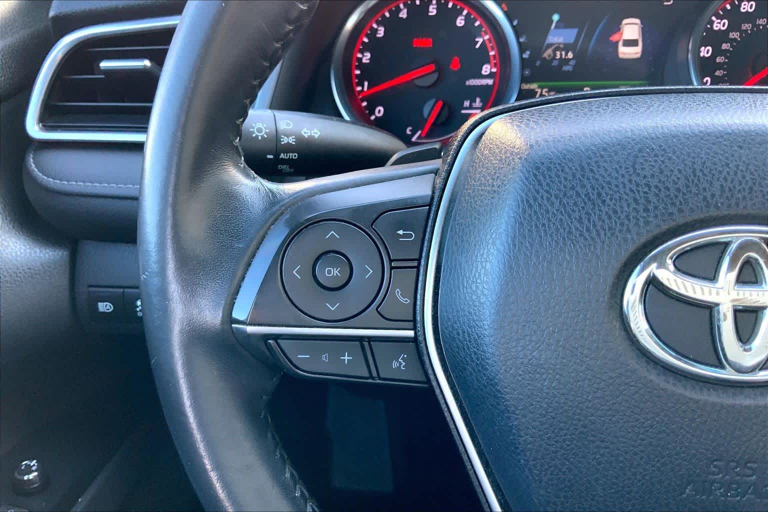 2018 Toyota Camry XSE Celestial Silver Metallic at AutoNation Toyota Gulf Fwy