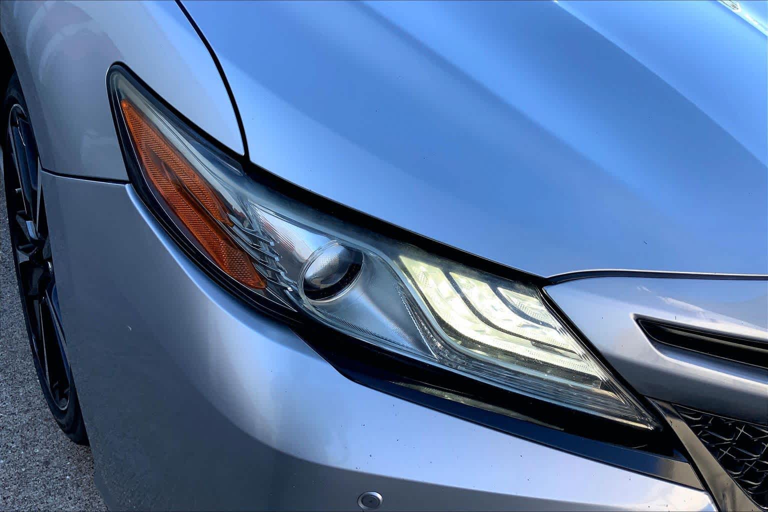 2018 Toyota Camry XSE Celestial Silver Metallic at AutoNation Toyota Gulf Fwy