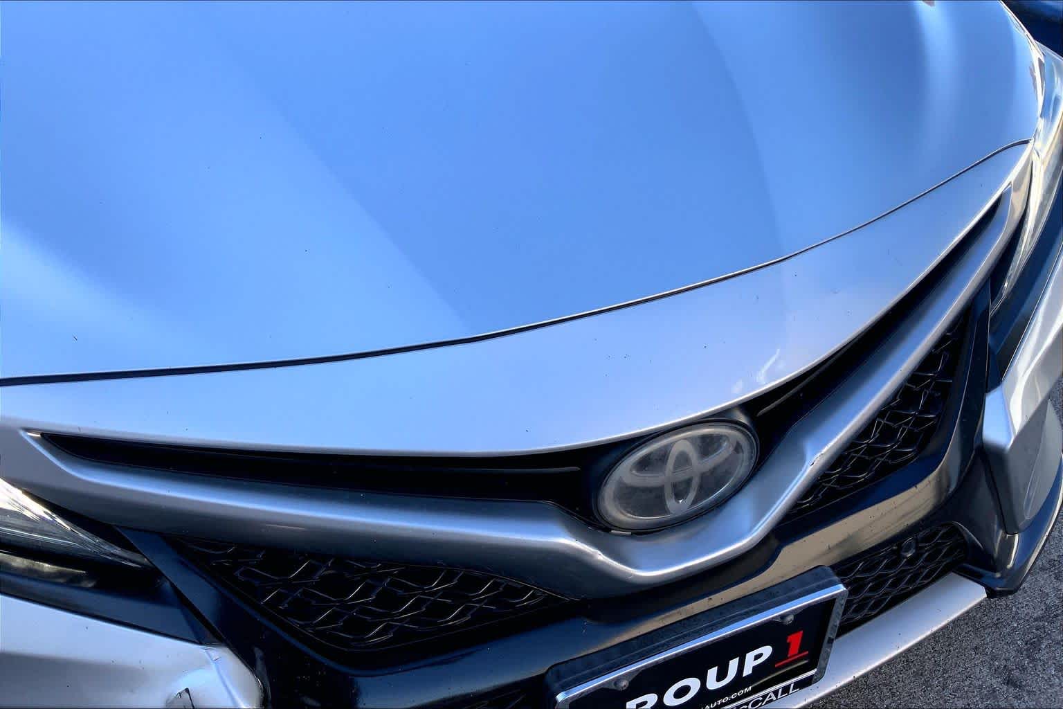 2018 Toyota Camry XSE Celestial Silver Metallic at AutoNation Toyota Gulf Fwy