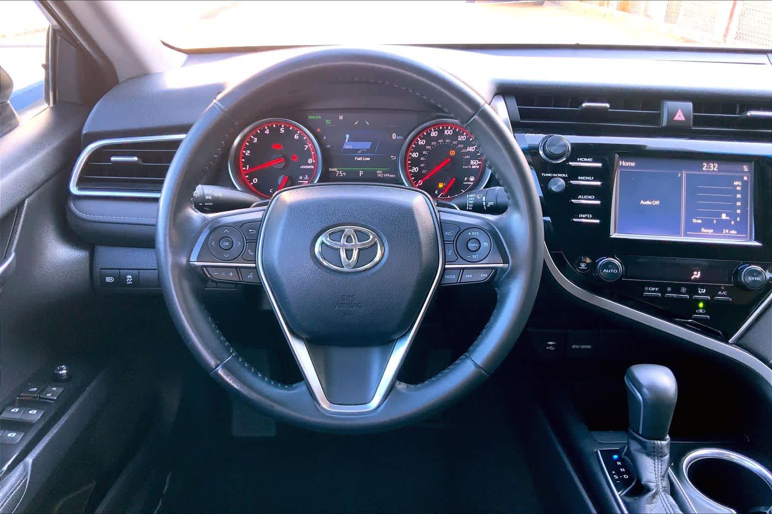 2018 Toyota Camry XSE Celestial Silver Metallic at AutoNation Toyota Gulf Fwy