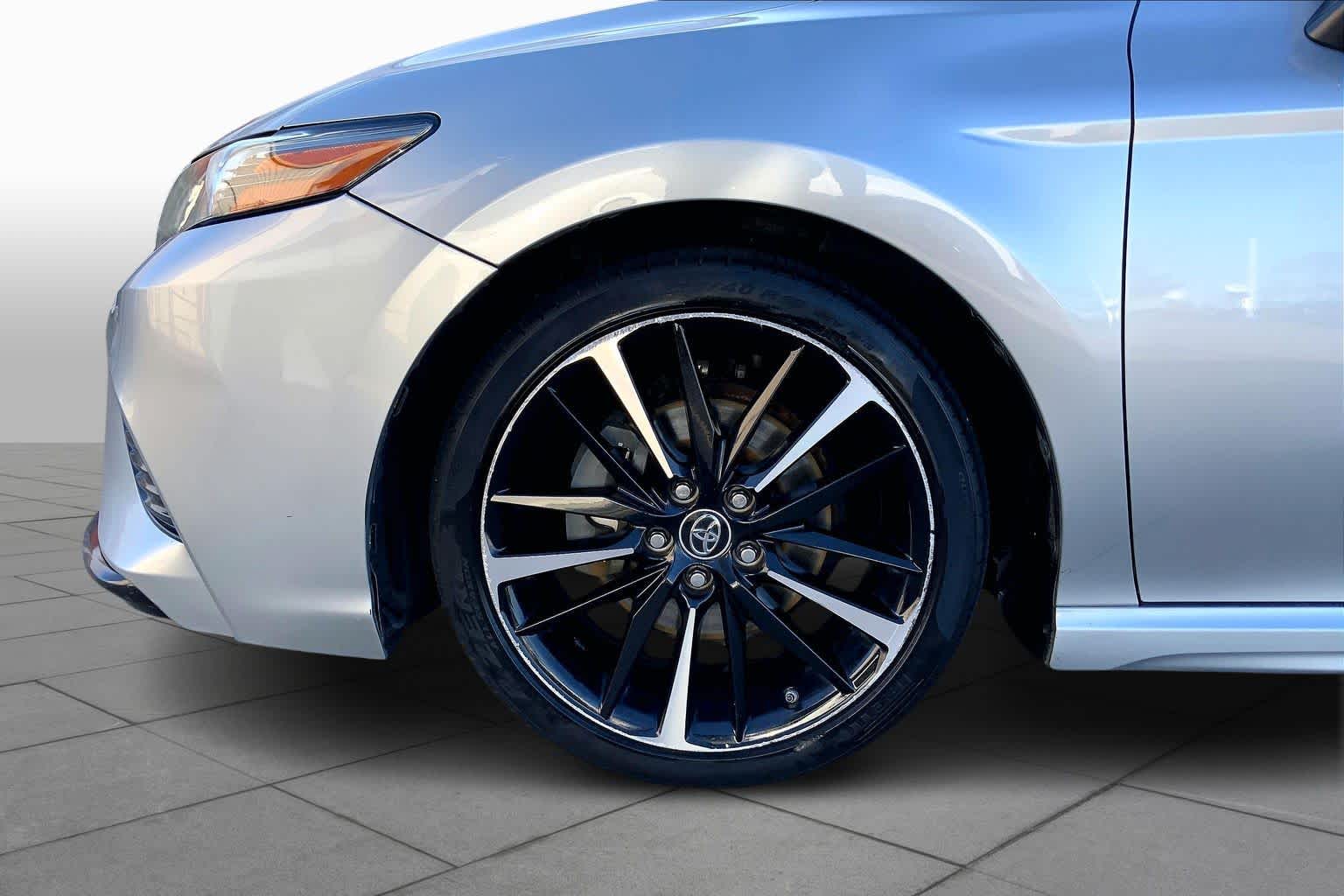 2018 Toyota Camry XSE Celestial Silver Metallic at AutoNation Toyota Gulf Fwy