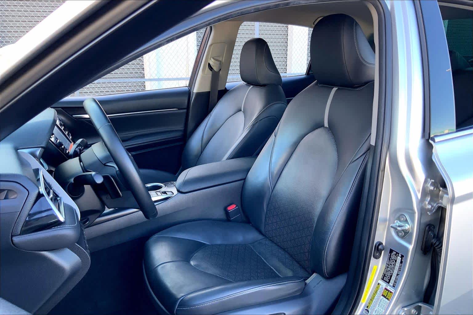 2018 Toyota Camry XSE Celestial Silver Metallic at AutoNation Toyota Gulf Fwy