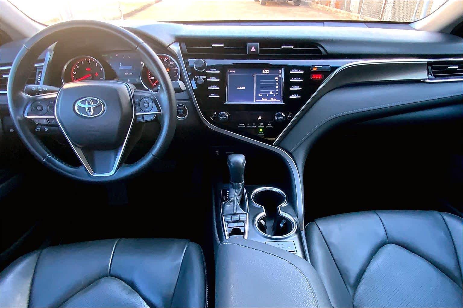 2018 Toyota Camry XSE Celestial Silver Metallic at AutoNation Toyota Gulf Fwy