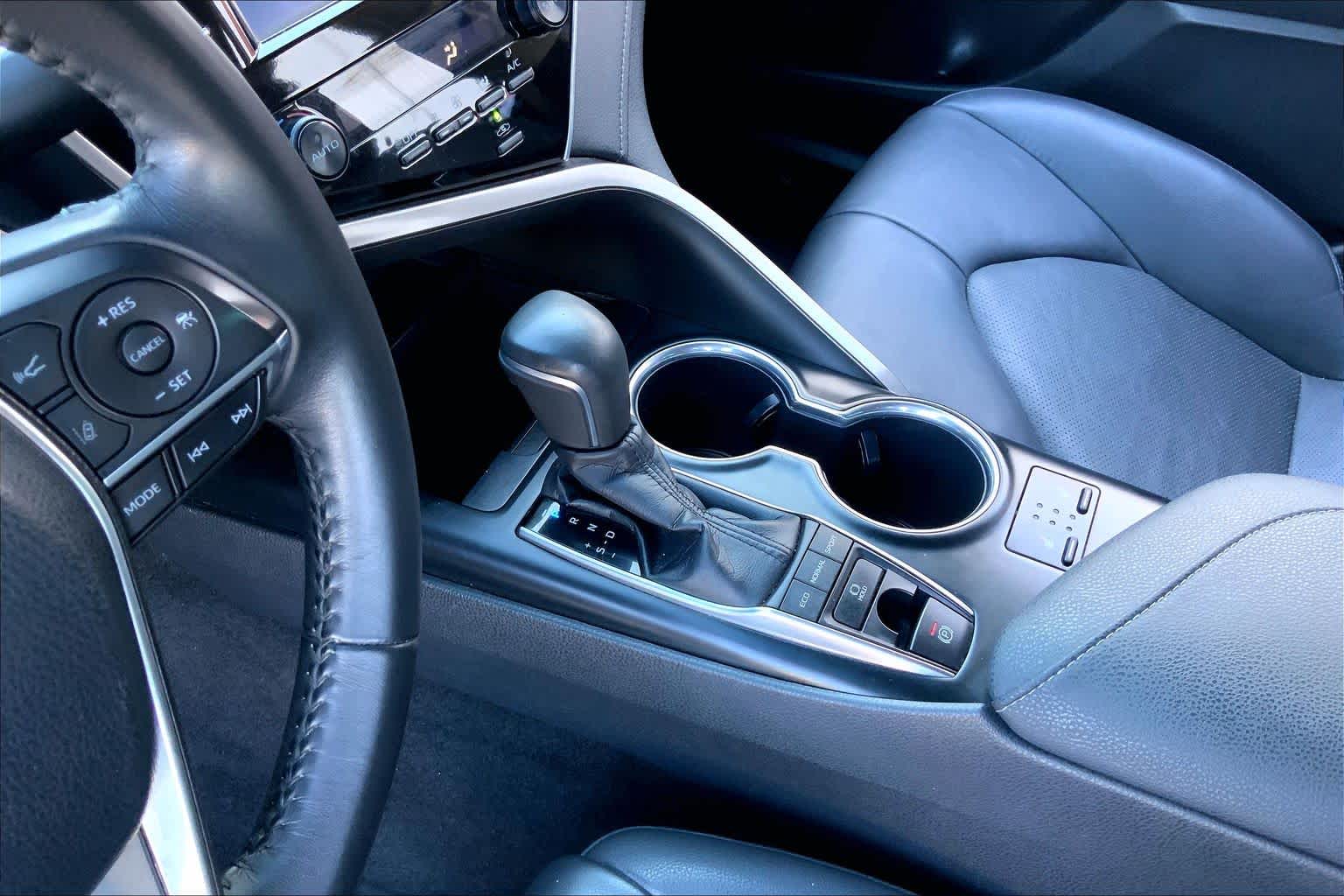 2018 Toyota Camry XSE Celestial Silver Metallic at AutoNation Toyota Gulf Fwy