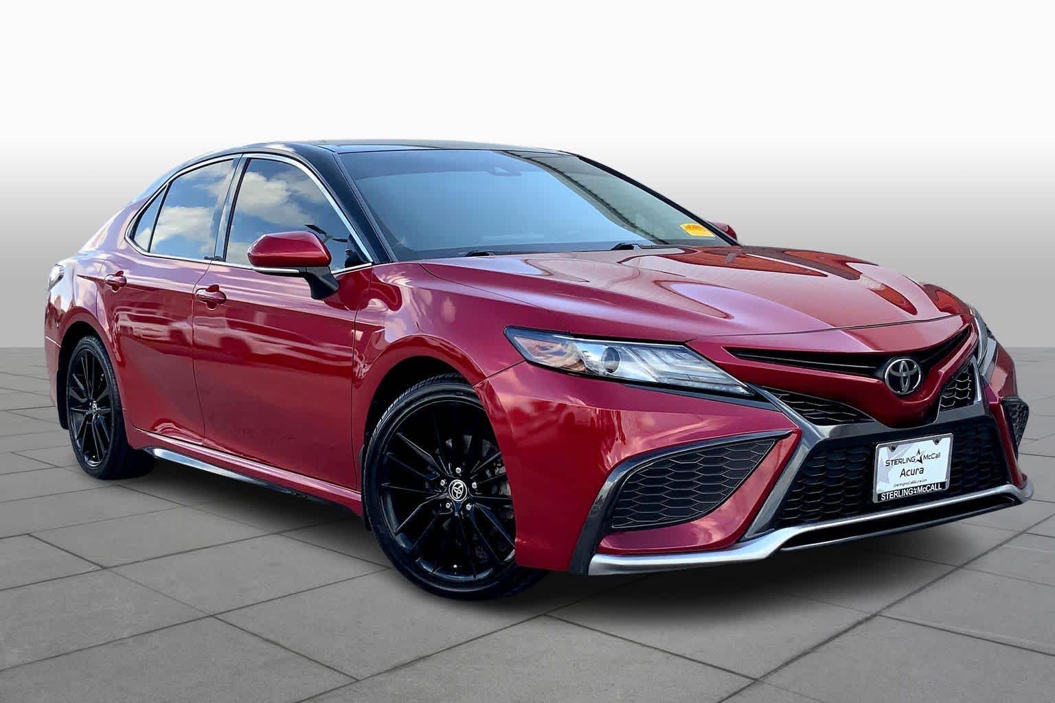 2021 Toyota Camry XSE Supersonic Red at AutoNation USA Katy