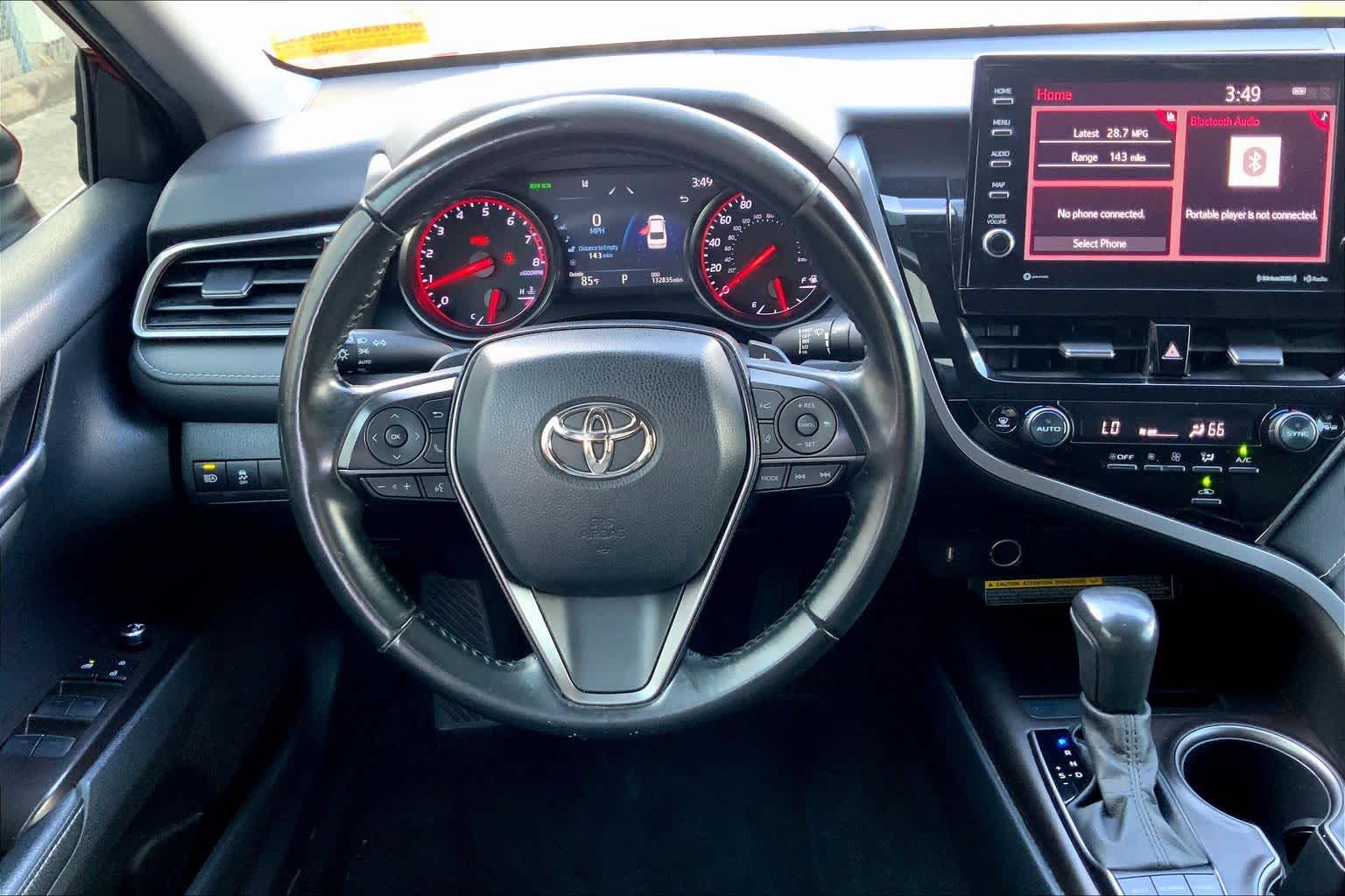 2021 Toyota Camry XSE Supersonic Red at AutoNation USA Katy