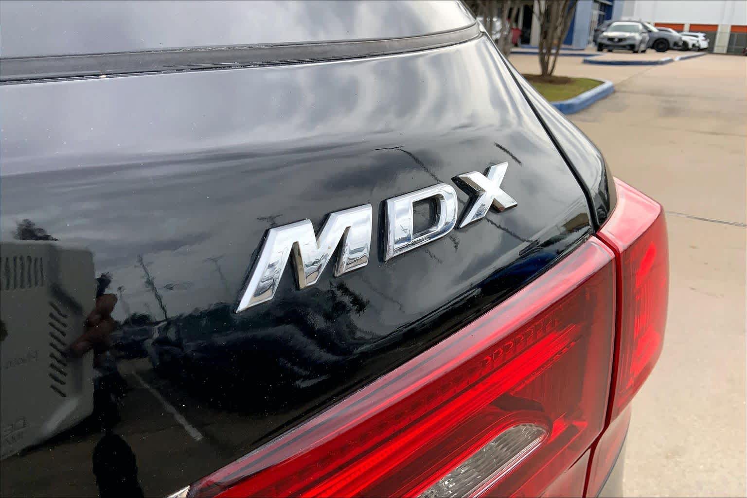 2016 Acura MDX w/Tech Crystal Black Pearl at Sterling McCall Nissan