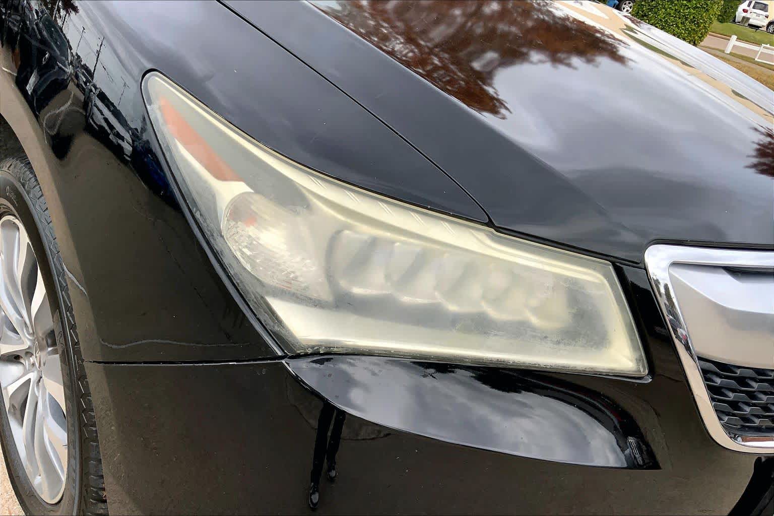 2016 Acura MDX w/Tech Crystal Black Pearl at Sterling McCall Nissan