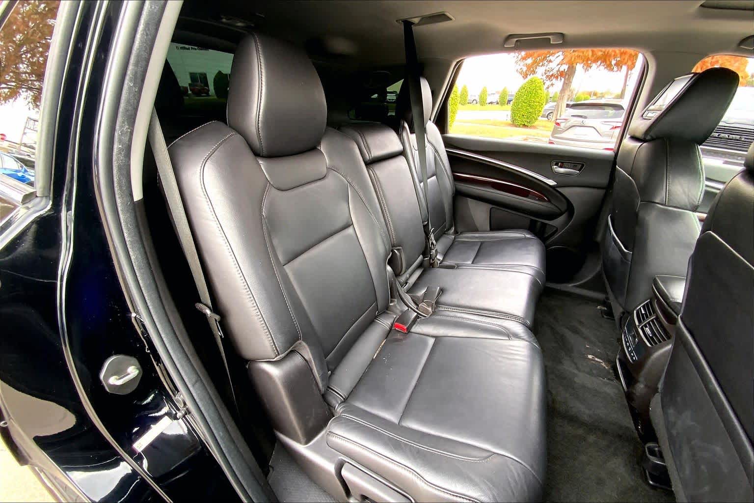 2016 Acura MDX w/Tech Crystal Black Pearl at Sterling McCall Nissan