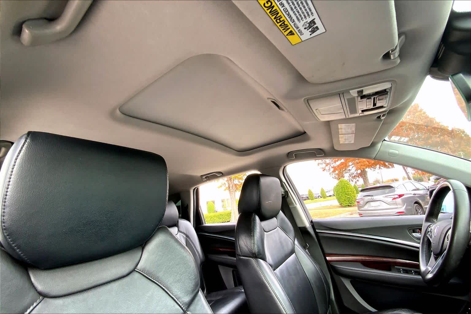 2016 Acura MDX w/Tech Crystal Black Pearl at Sterling McCall Nissan